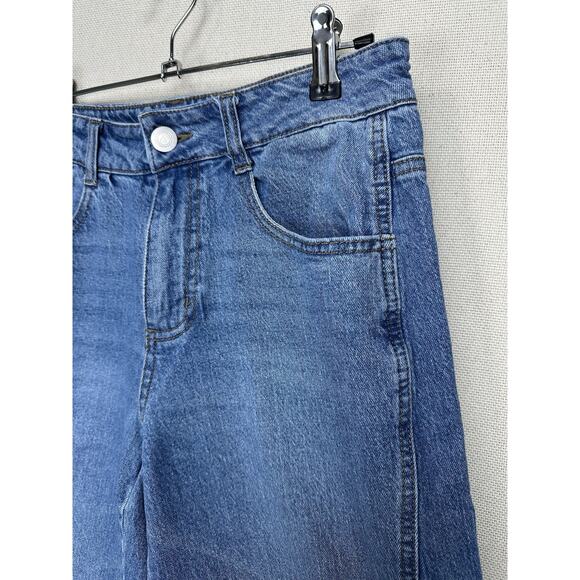 Women’s Denim Barrel Leg Jeans And Now This Sz 6 Tapered Medium Rise Cargo - Picture 5 of 16